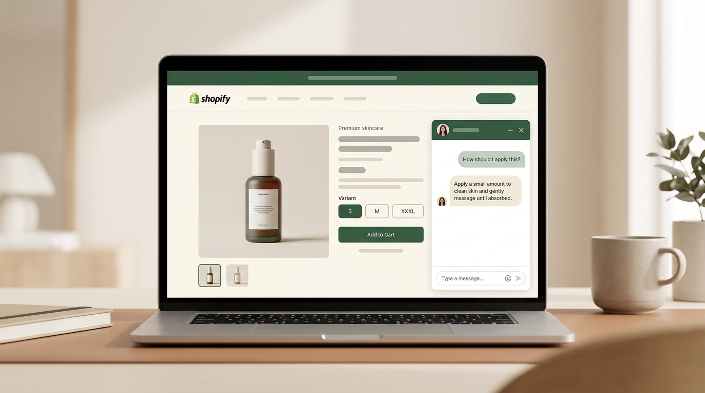 Shopify Product Page Chatbot: What It Is, Why It Converts, and How to Add One